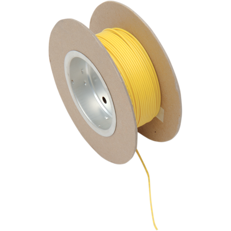 WIRE 18G 100' YELLOW