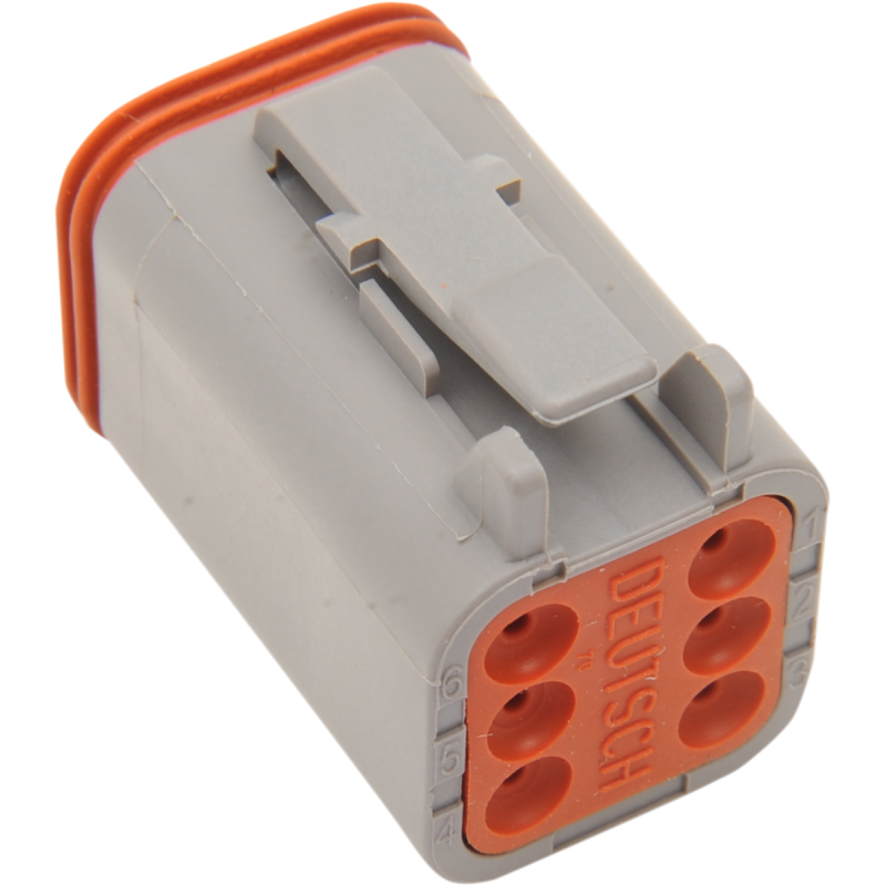 DEUTSCH GRAY 6 SOCKET CONNECTOR EA