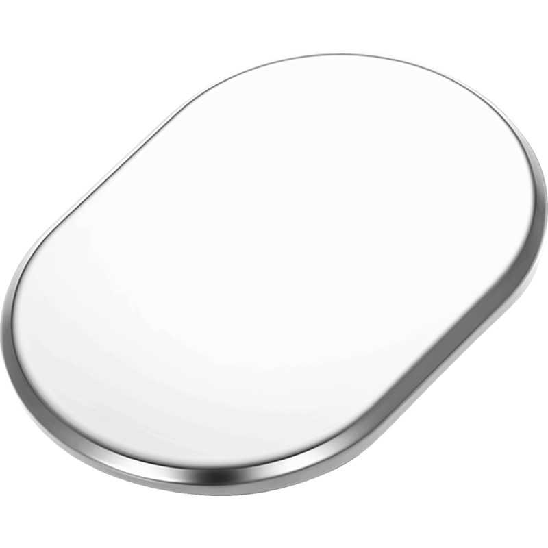 BACK FENDER COVER PLAIN SILVER-RIGHT