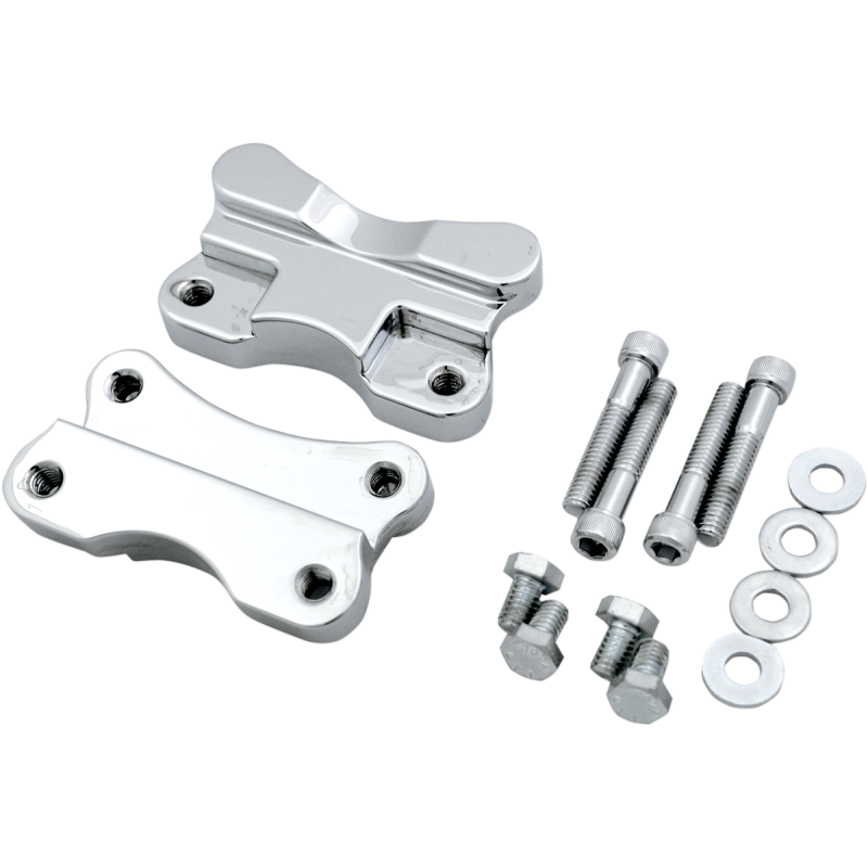 86-17 FLST CHR FENDER ADAPTERS PR