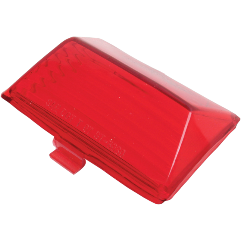 84-08 FLHT REAR FEND TIP LIGHT LENS RED