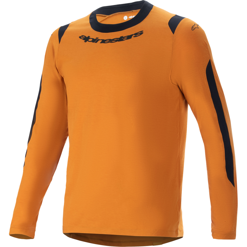 A-DURA DRI WOOL LS JERSEY - MD - DARK GOLD