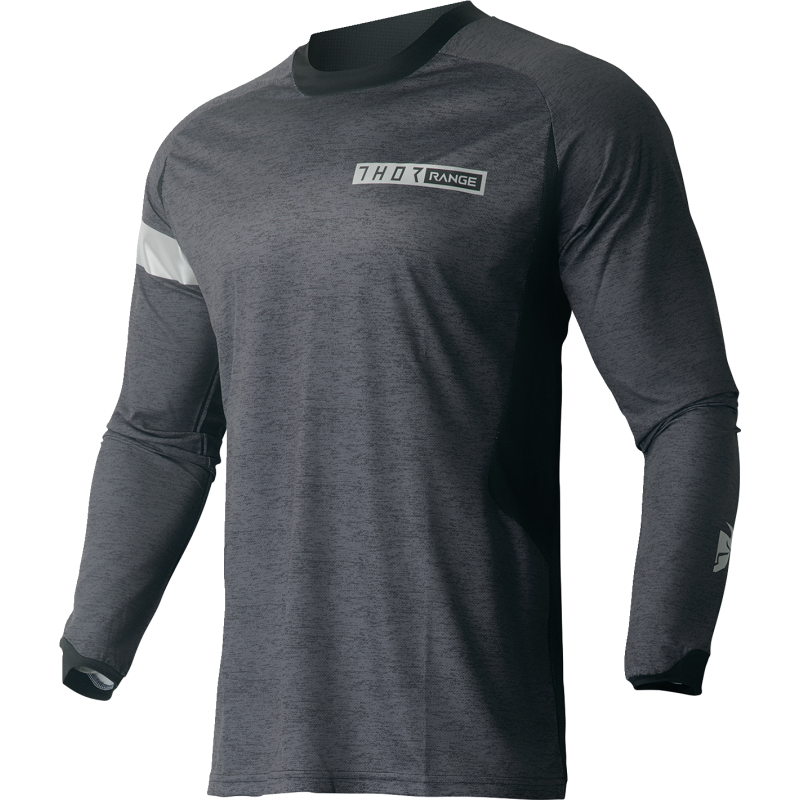 RANGE JERSEY BK/HEATHR LG