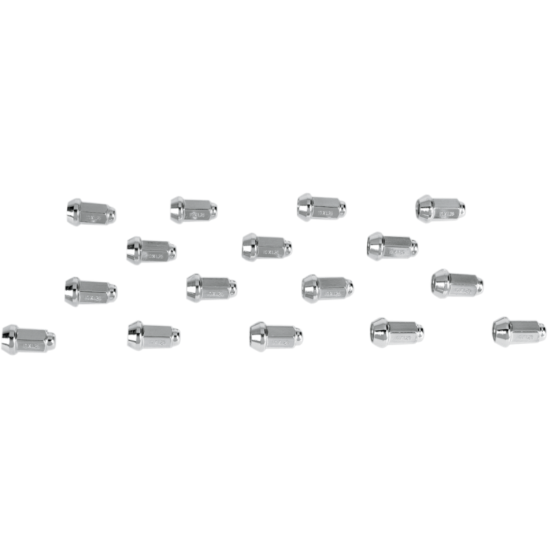 10mm CHROME LUG NUT TAPERED (16)