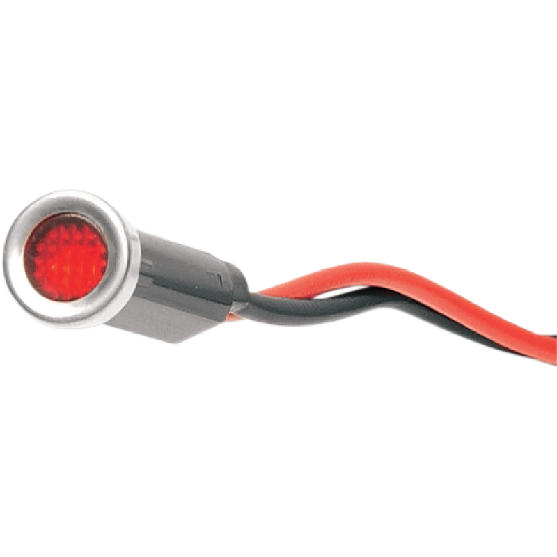 INDICATOR LIGHT W/BEZEL RED (EA)