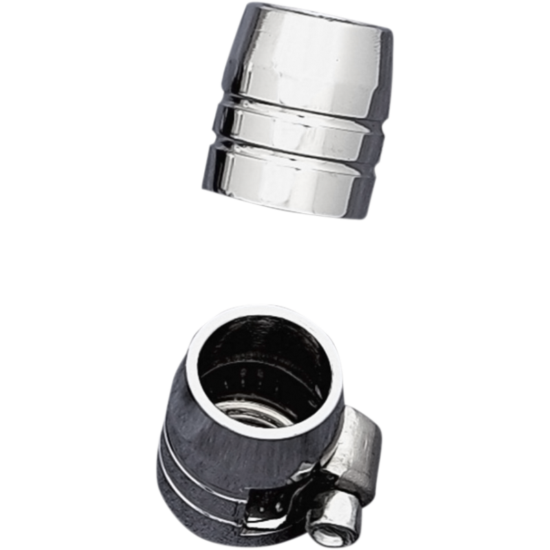 GROOVED HOSE END 1/4-5/16 W/ CLAMP 6PAK