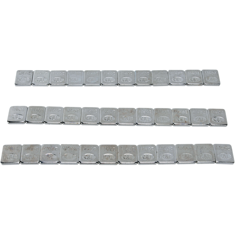 CHROME STICK ON WHEEL WEIGHTS 36PK