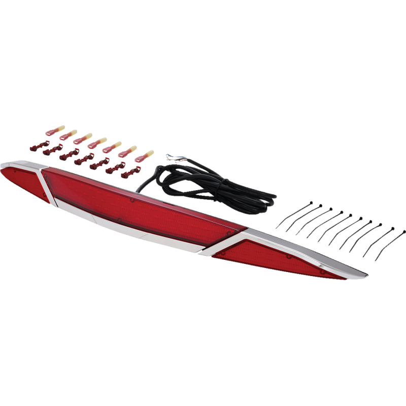 LED Trunk Light - Red Lens - Chrome - GL1800
