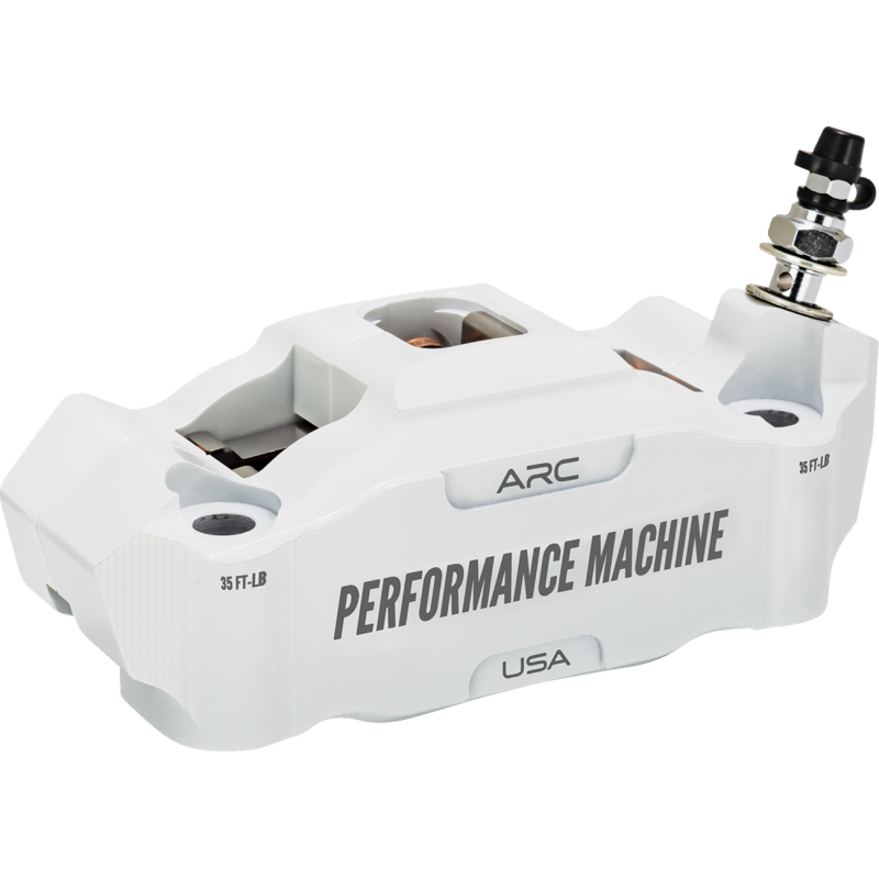 125 X 4, RACE SERIES RADIAL MOUNT CALIPER, RIGHT-WHT