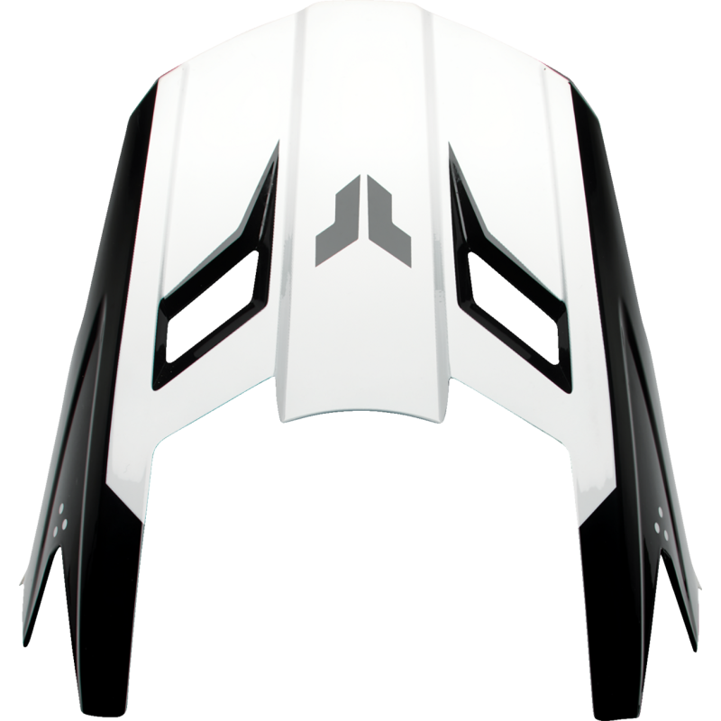 FLEET YTH VISOR STORM BK/WH