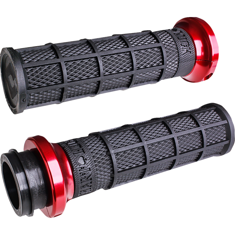 ODI V-TWIN LOCK ON HD CBL BLK/RD
