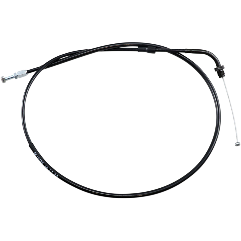 THROTTLE CABLE BLACK VINYL