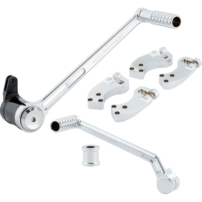 3 Inch Extended Foot Control Kit - Chrome