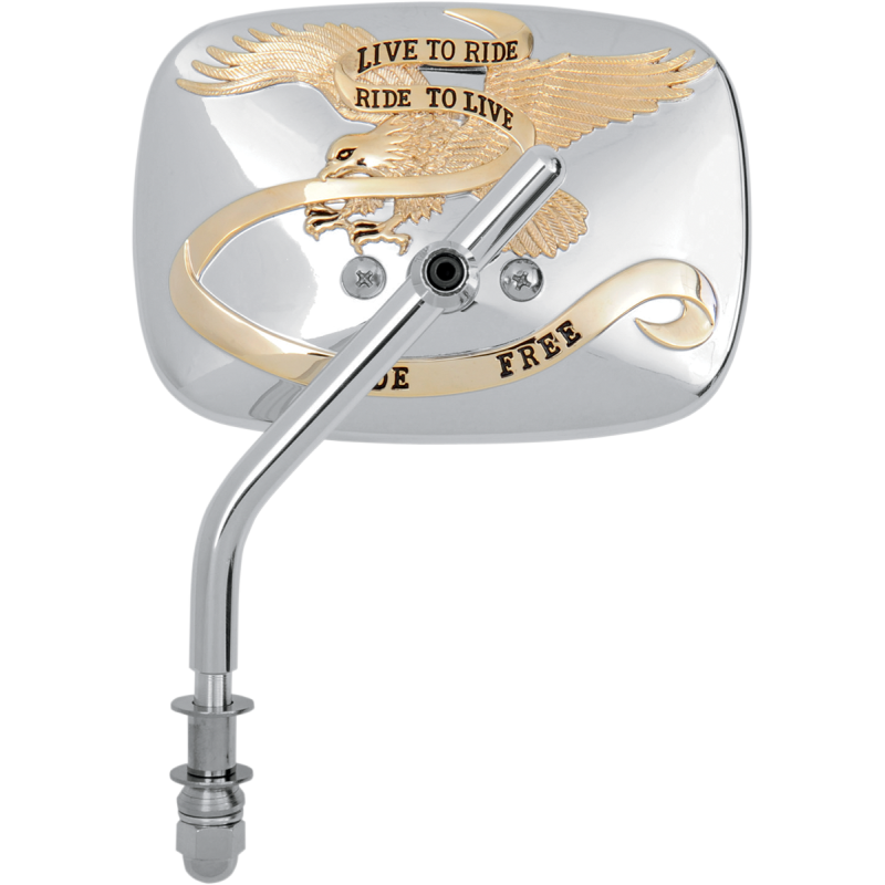 MIRROR LTR GLD/CHM HD LT