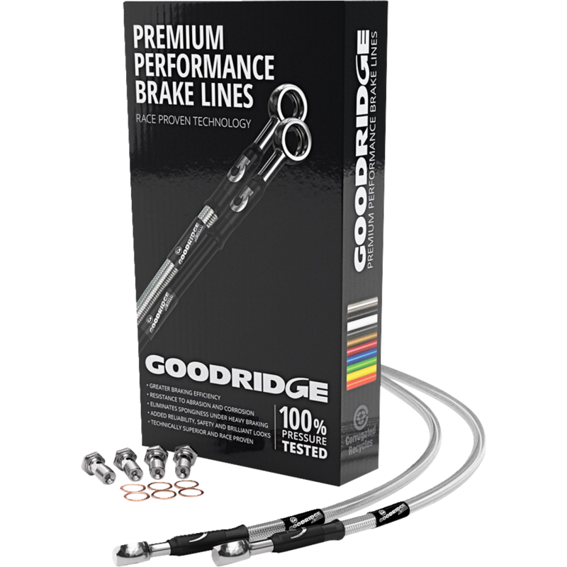 BRAKE HOSE KIT HD FLSTF/FXST/FXSTB/FXSTC 07 REAR