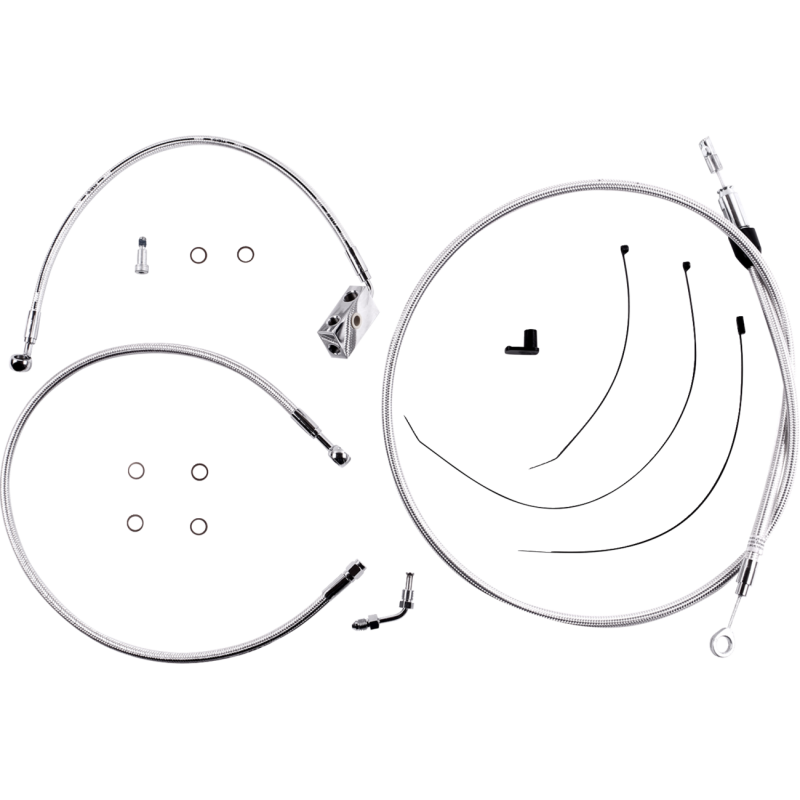 Sterling Chromite II Handlebar Install Kit 10"-18-24 Softail