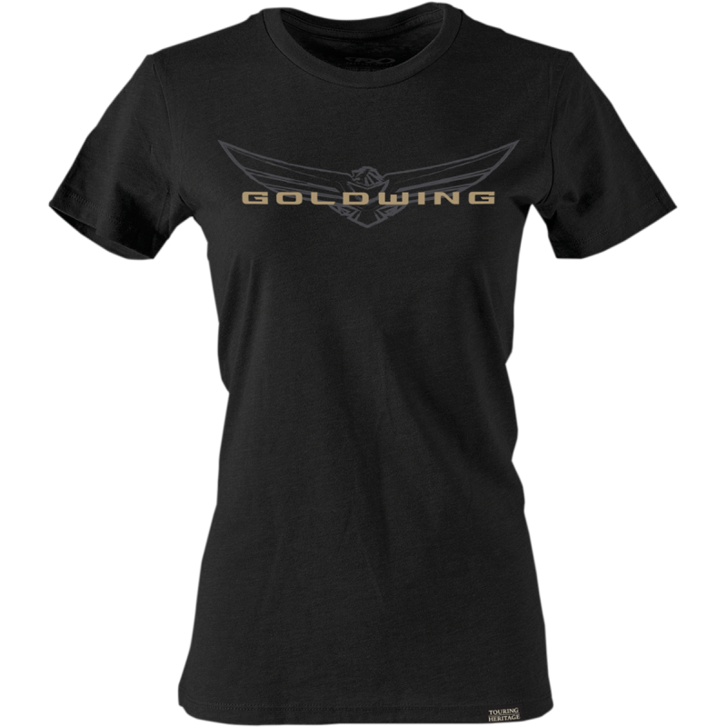 TEE WM GOLDWING1 BLK LG
