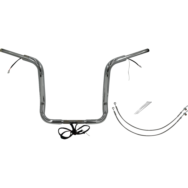 Handlebar Kit - Pointed Top - 16" - Chrome