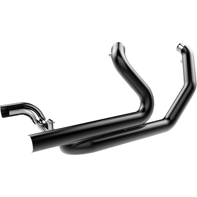 2:2 HEADER 2.5" HEAT SHIELDS CROSSOVER HEADERS - BLACK