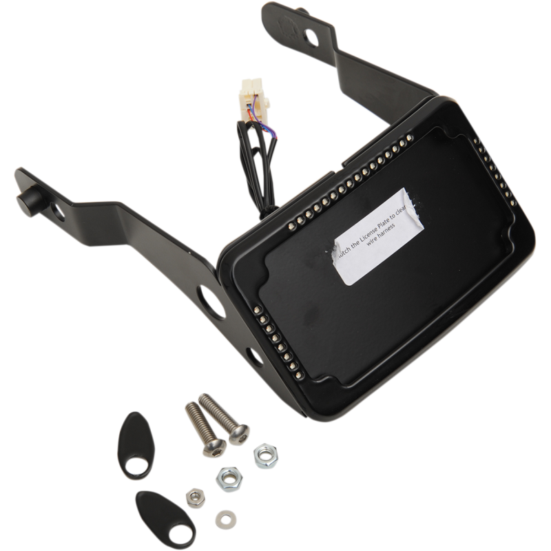 13-17 FXDB BLK LIC/PLT FRM/MNT