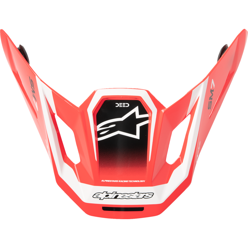 VISOR SM7 DEED RED/BLK/WH
