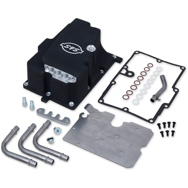 Install Kit,Oil Supply Line,WBlk,06-up Dyna