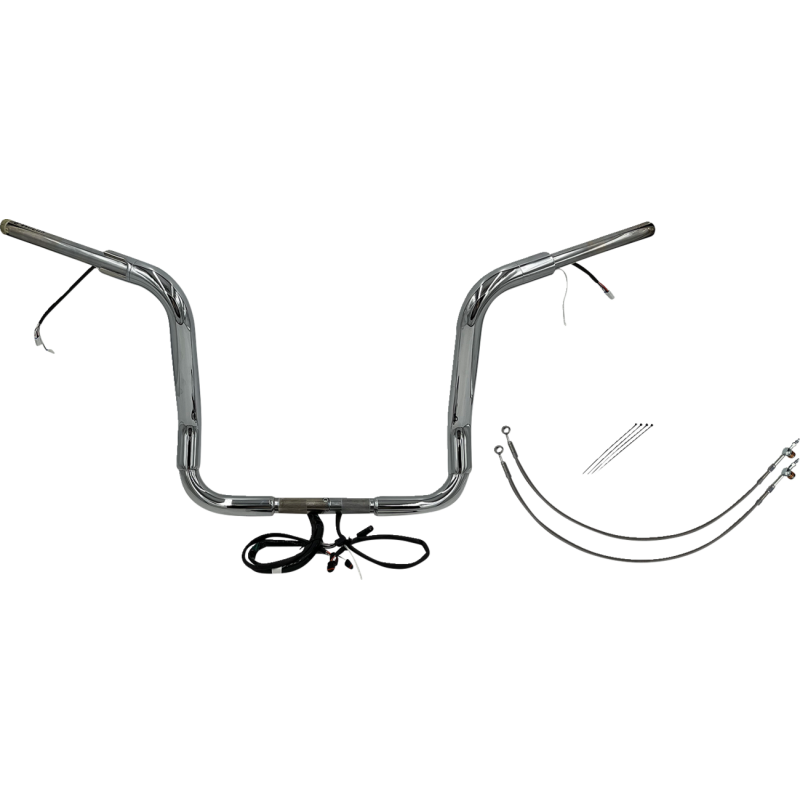 Handlebar Kit - Pointed Top - 14" - Chrome