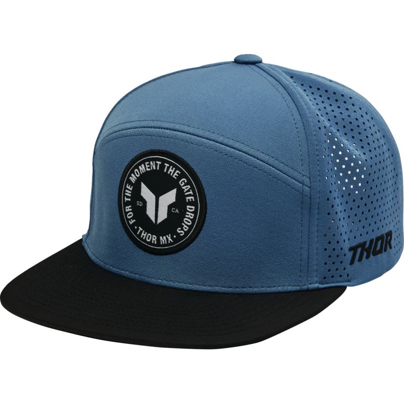 HAT BADGE SLATE BLUE