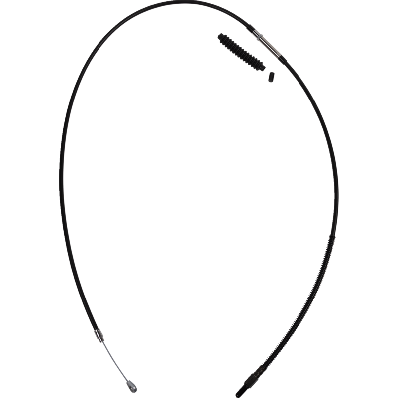 CLUTCH CABLE SOFTAIL BLACK +6