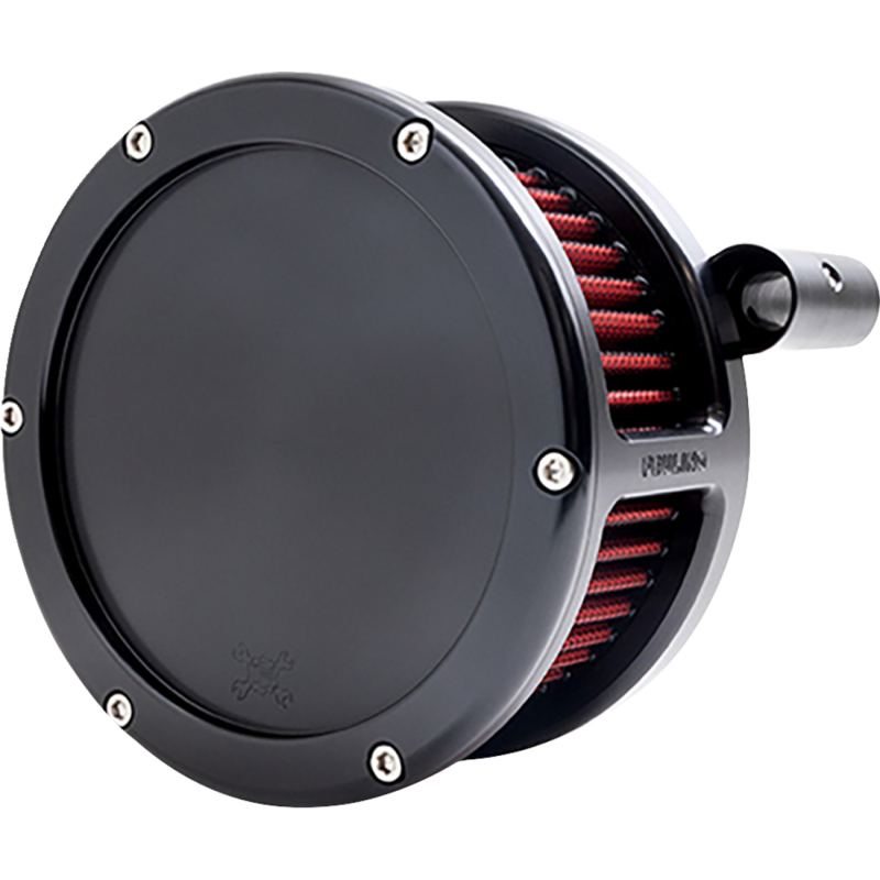 AIR CLEANER BA SOLID COVER BLACK/RED 93-99 EVO BT