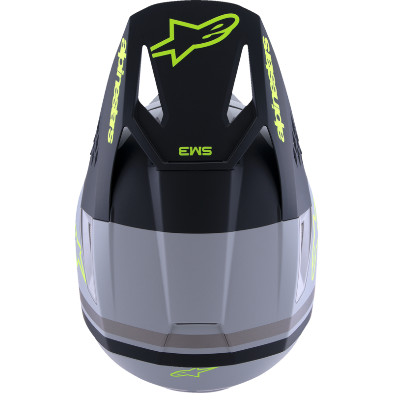 HELMET SM3 RADIUM GRAY/BLK/YL 2X