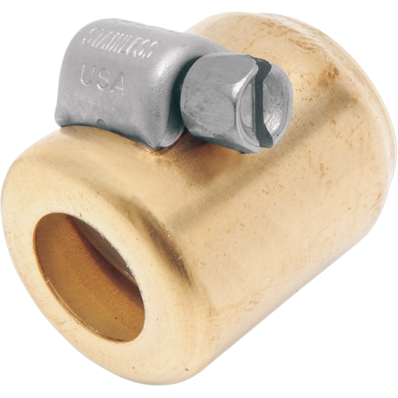 CLAMP HOSE 3/8" BRASS