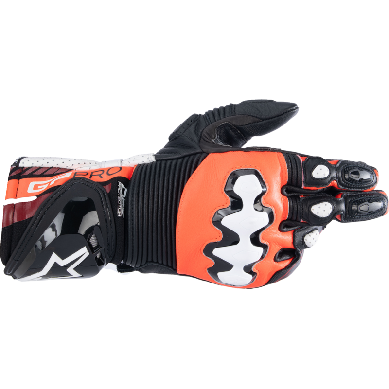 GP PRO R4 GLOVE BLK/RD FLUO/WHT S