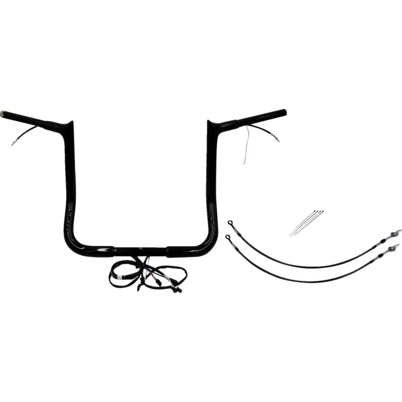 Handlebar Kit - Pointed Top - 14" - Black