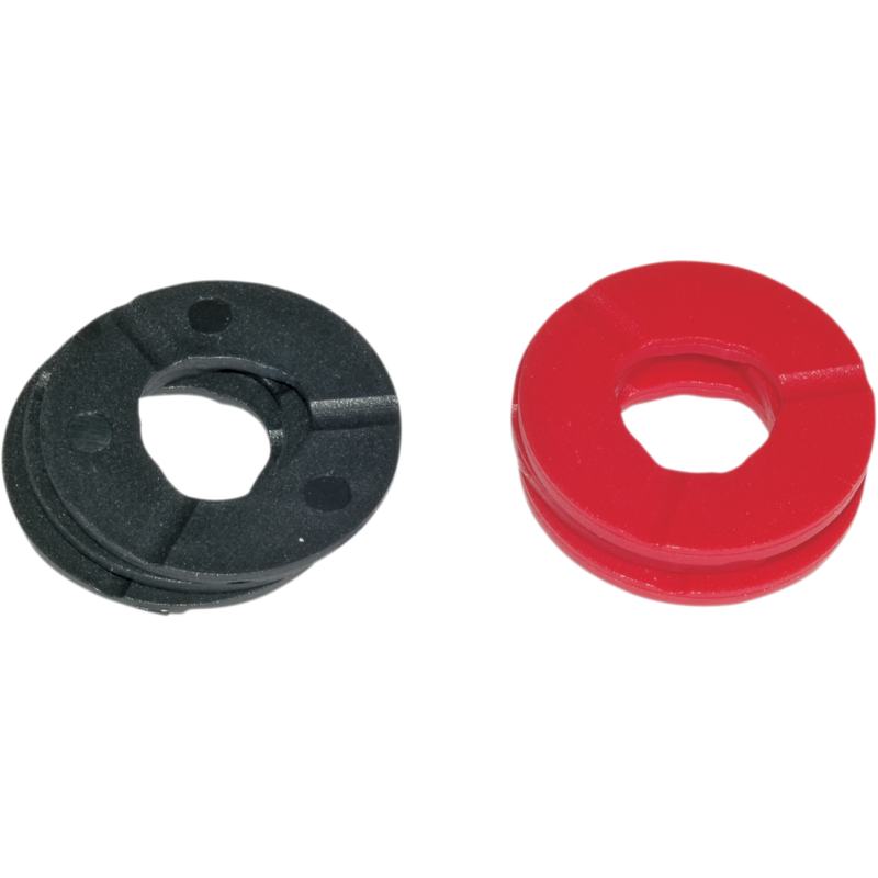 16MM SHAFT SHOCK LOWERING SPACER BK/RD