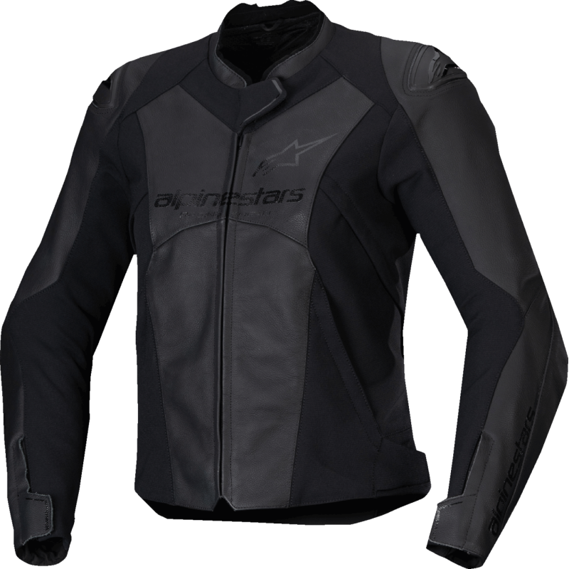 JACKET STELLA FSTR V3 LTHR BLK/BLK 44