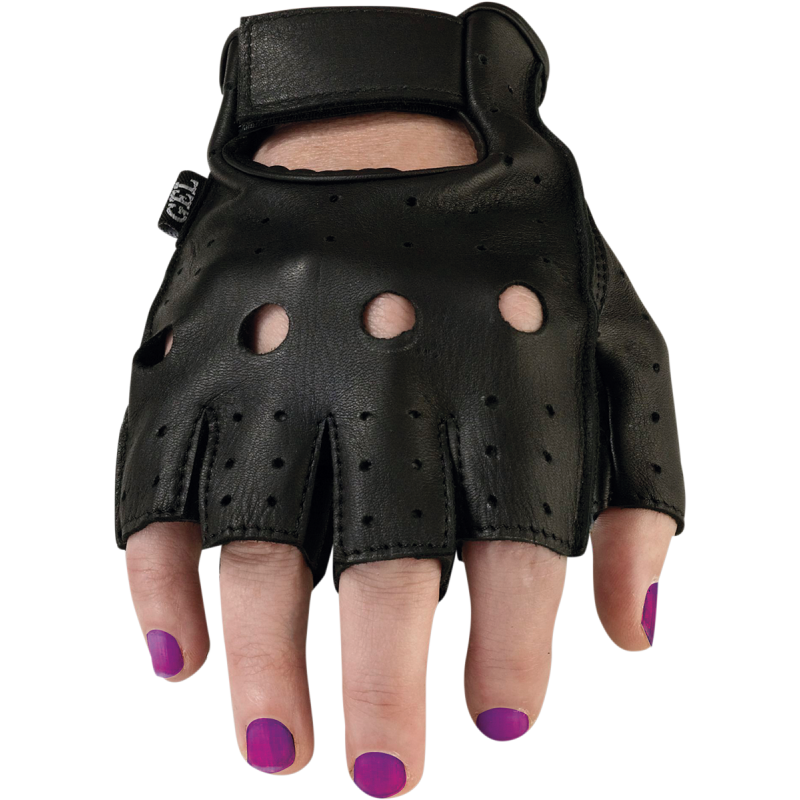 GLOVE WMN HALF 243 BLK MD