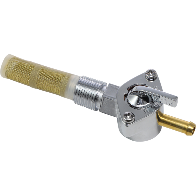CHROME 3/8" NPT STRAIGHT PETCOX (EA)