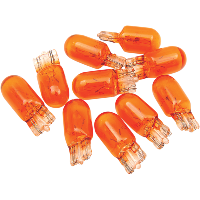 AMBER 5WATT SINGLE FILIMENT BULB 10PK