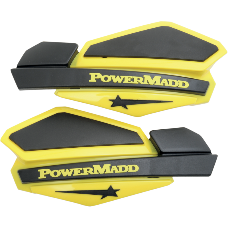HANDGUARDS SUZUKI YELLOW/BLACK