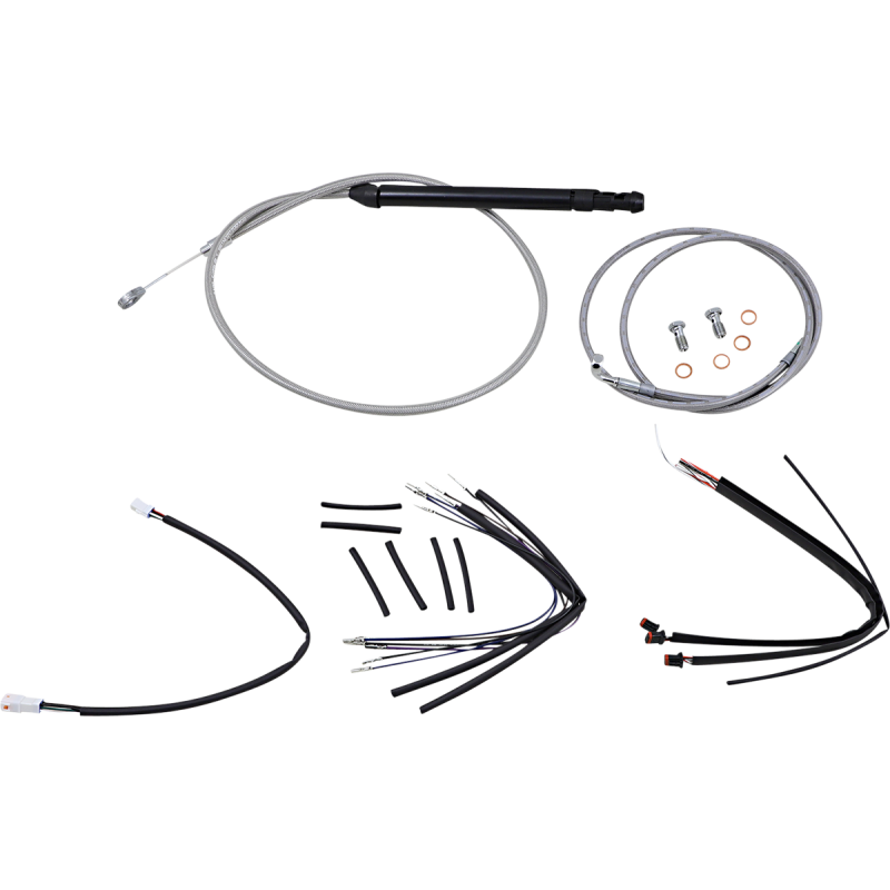 Control Kit - 14" Gorilla Handlebars - Stainless