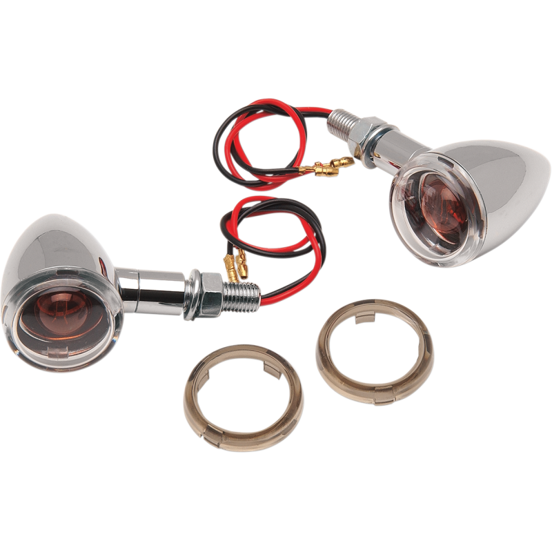 MINI DEUCE MARKER LIGHTS CLR/SMK (PR)