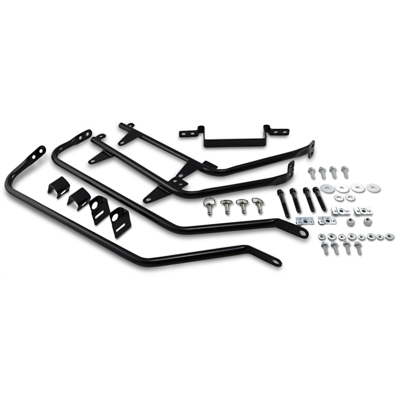 00-07 FLST/C/N BLK S/BAG MNTS F/FL BAGS