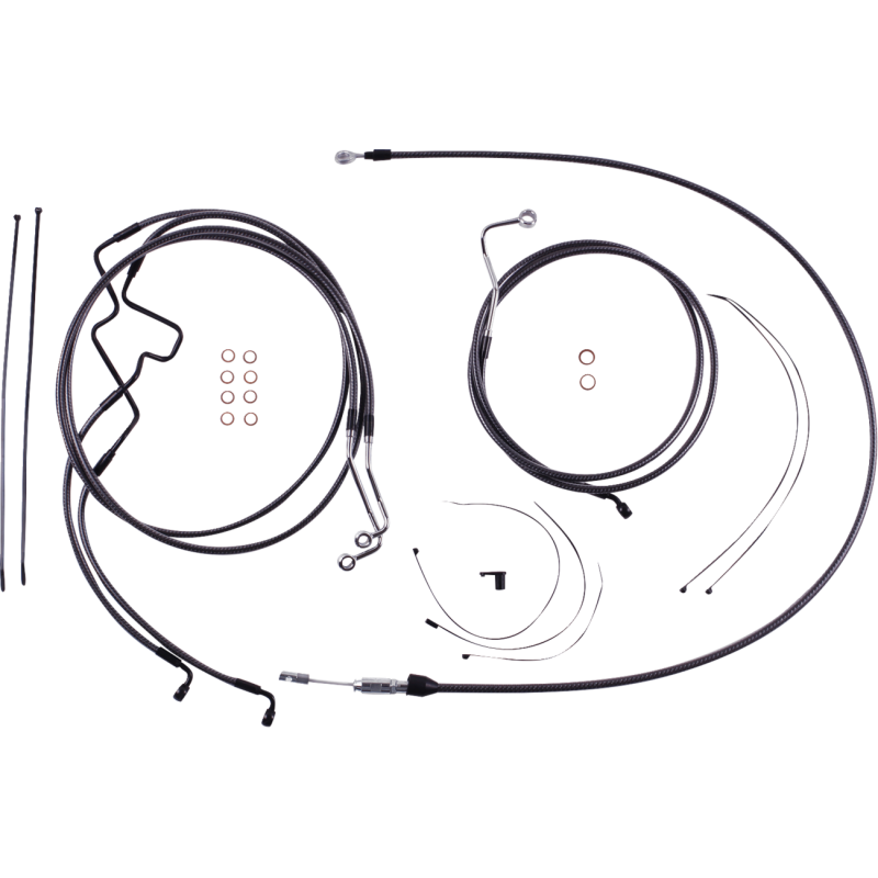 KARBONFIBR  Handlebar Installation Kit - 8" -21-22 FLHR