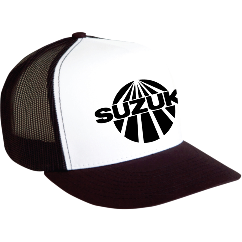 HAT SUZUKI VINTAGE BK/WT