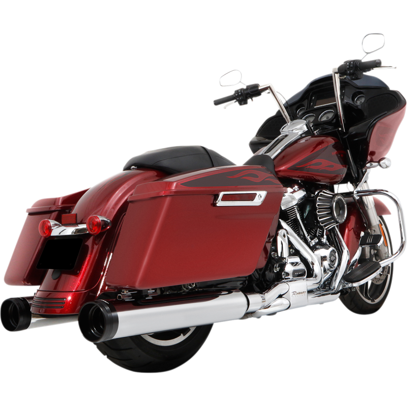 17-23 FL DBX45 4 1/2" MUFFLERS CHR W/BLK TRAD