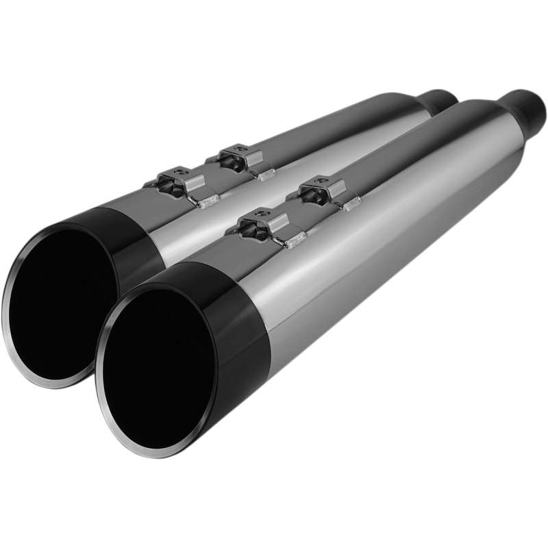 HP-Plus 4.5" Slip On Mufflers w/ Chrome Edge Tip