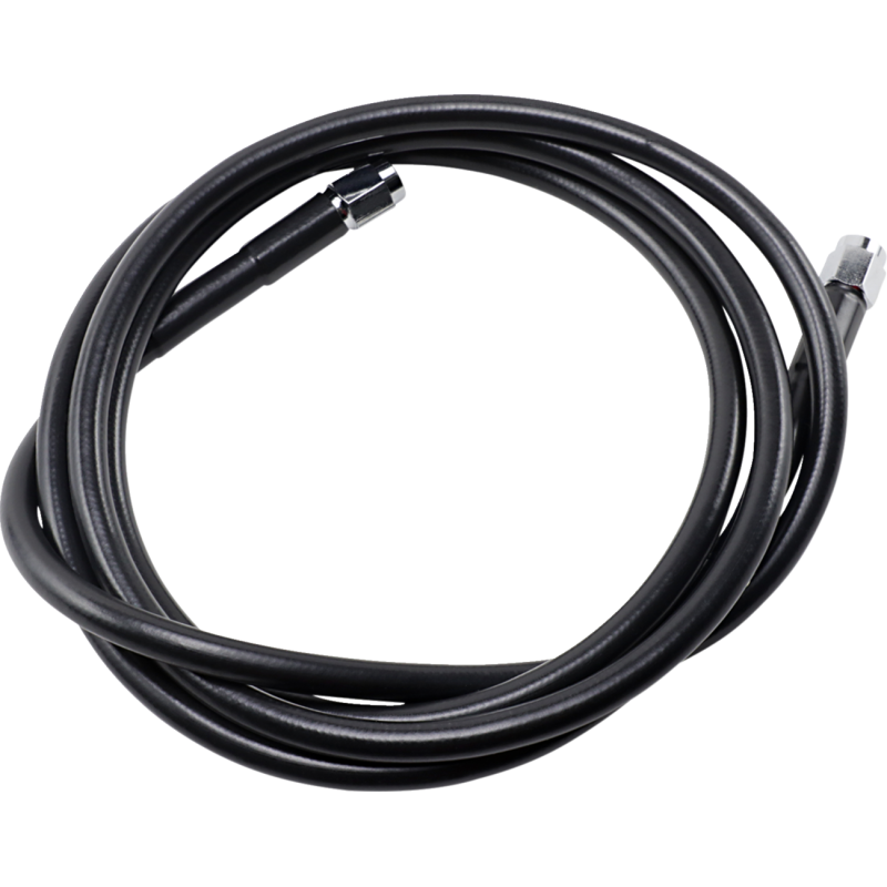 BLACK S/S BRAKE LINE 66"