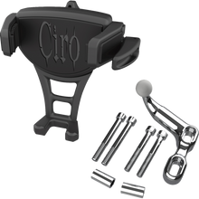 HOLDER PHONE CONSTRICTOR BLK, OFFSET PERCH MOUNT CHR