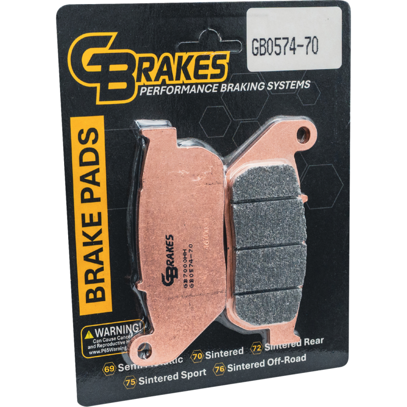 BRAKE PAD GB0574-70 HH SINTERED